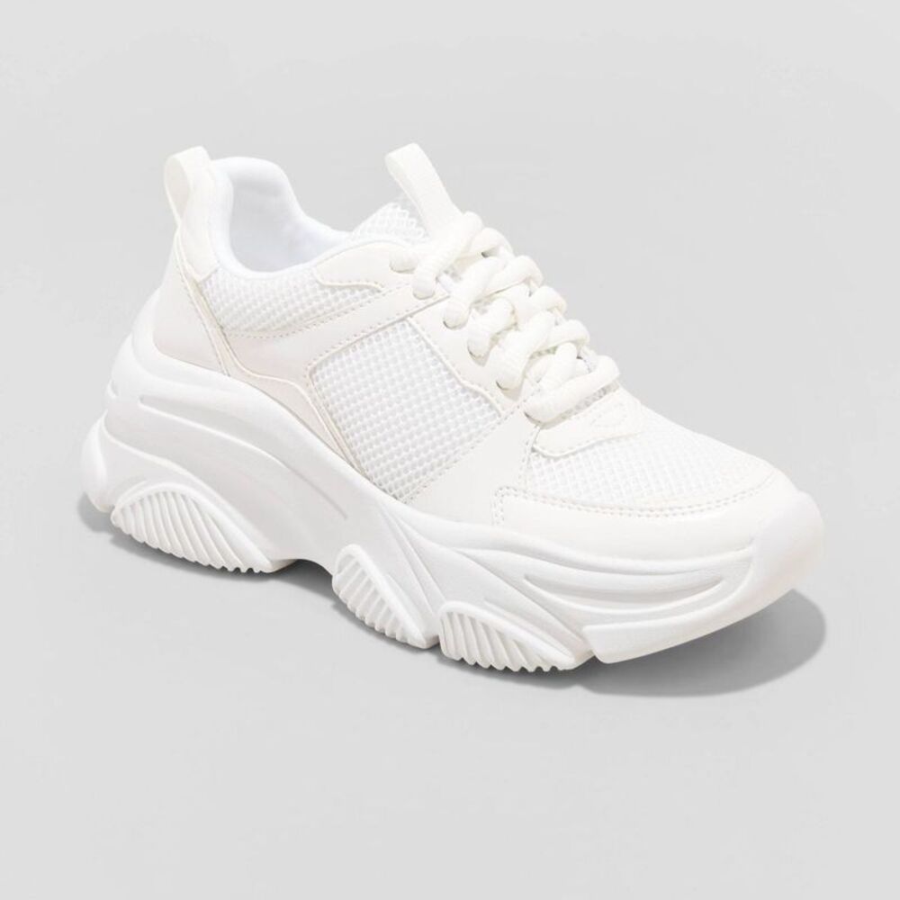 Wild Fable - Wild Fable Women's Fashion Chunky Sneakers Casual  White